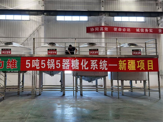 城固精酿啤酒设备厂—5吨精酿啤酒设备—新疆项目